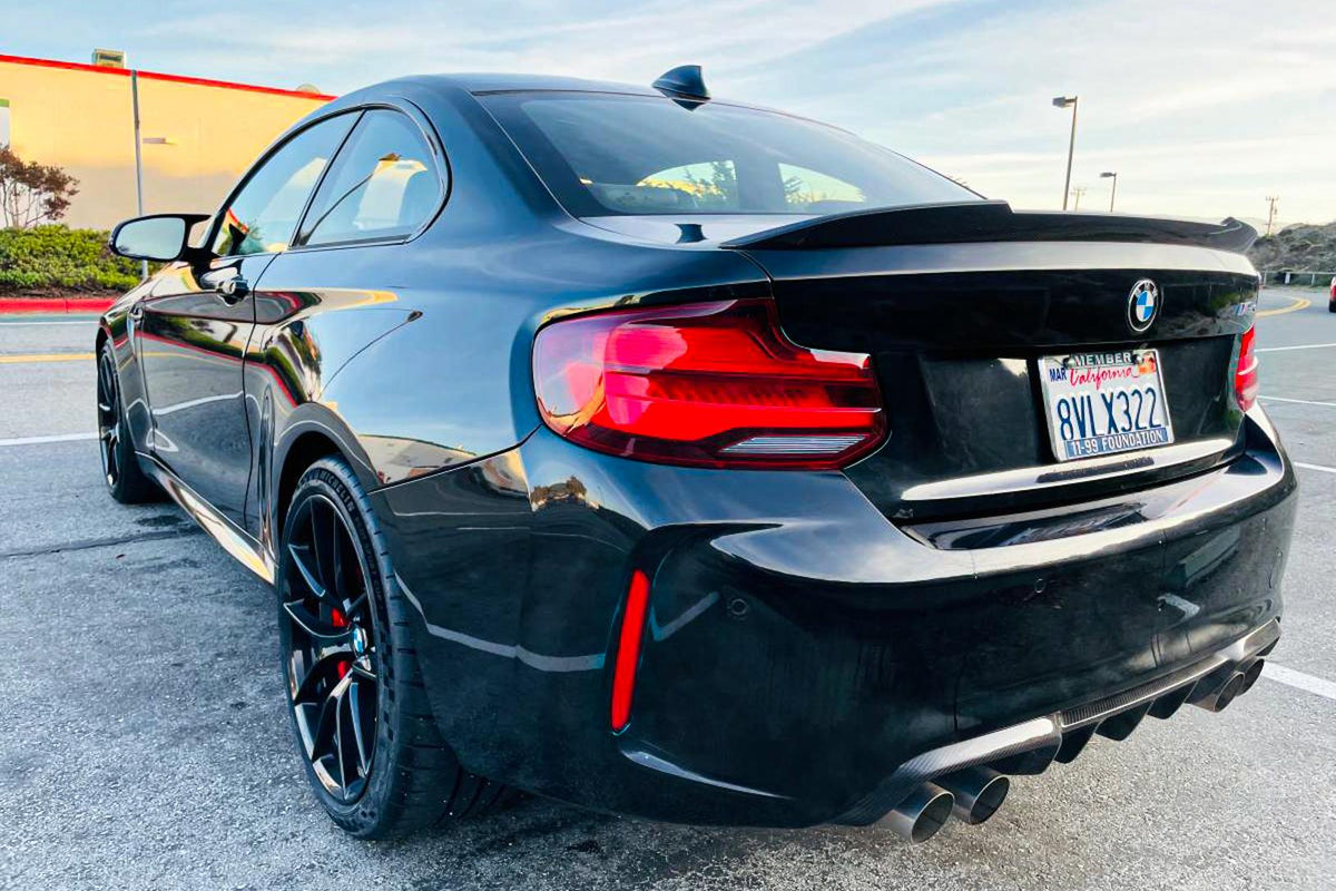 BMW F22 F87 2 Series M2 CS style Spoiler - Gloss Black