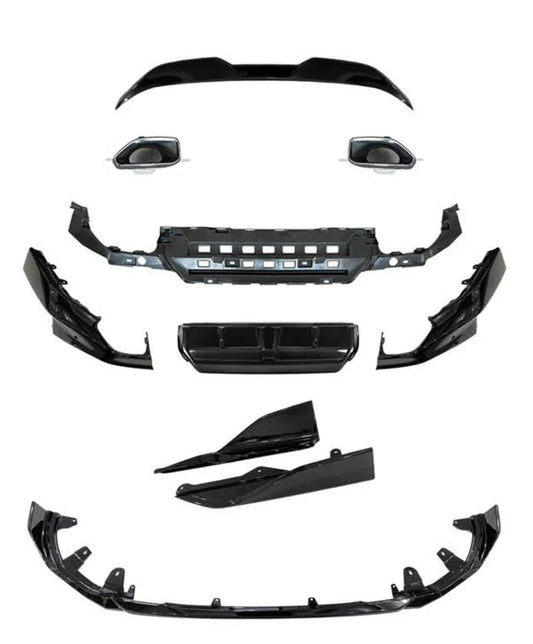 BMW 2 Series G42 M Performance Aero Body Kit - Gloss Black