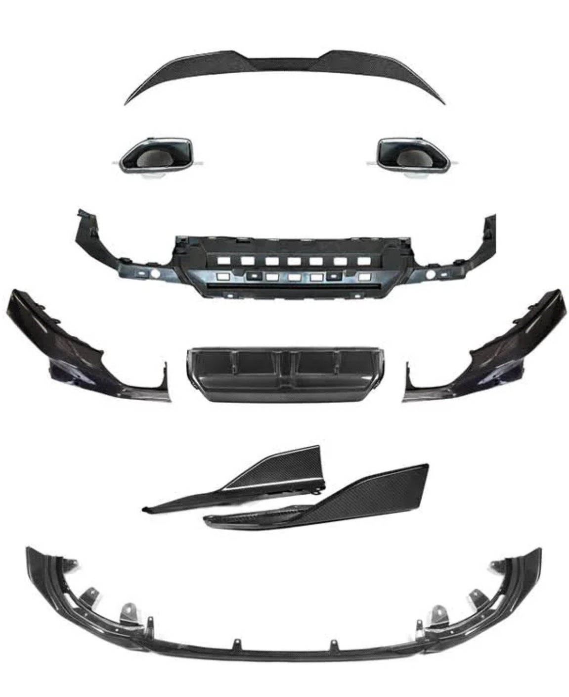 BMW 2 Series G42 M Performance Aero Body Kit - Carbon Look