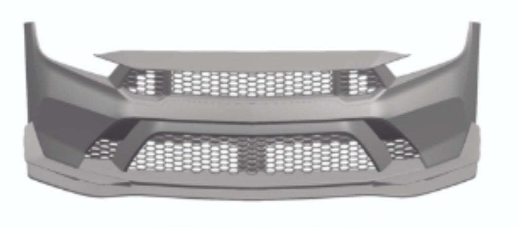Mustang GTD Style Front Bumper 2024+ S650