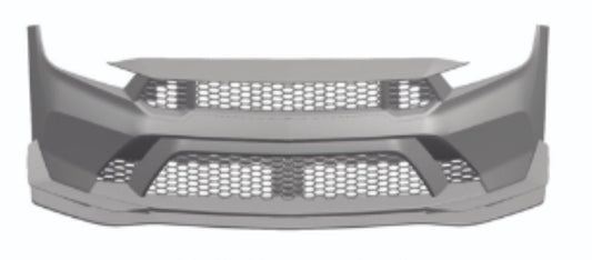 Mustang GTD Style Front Bumper 2024+ S650