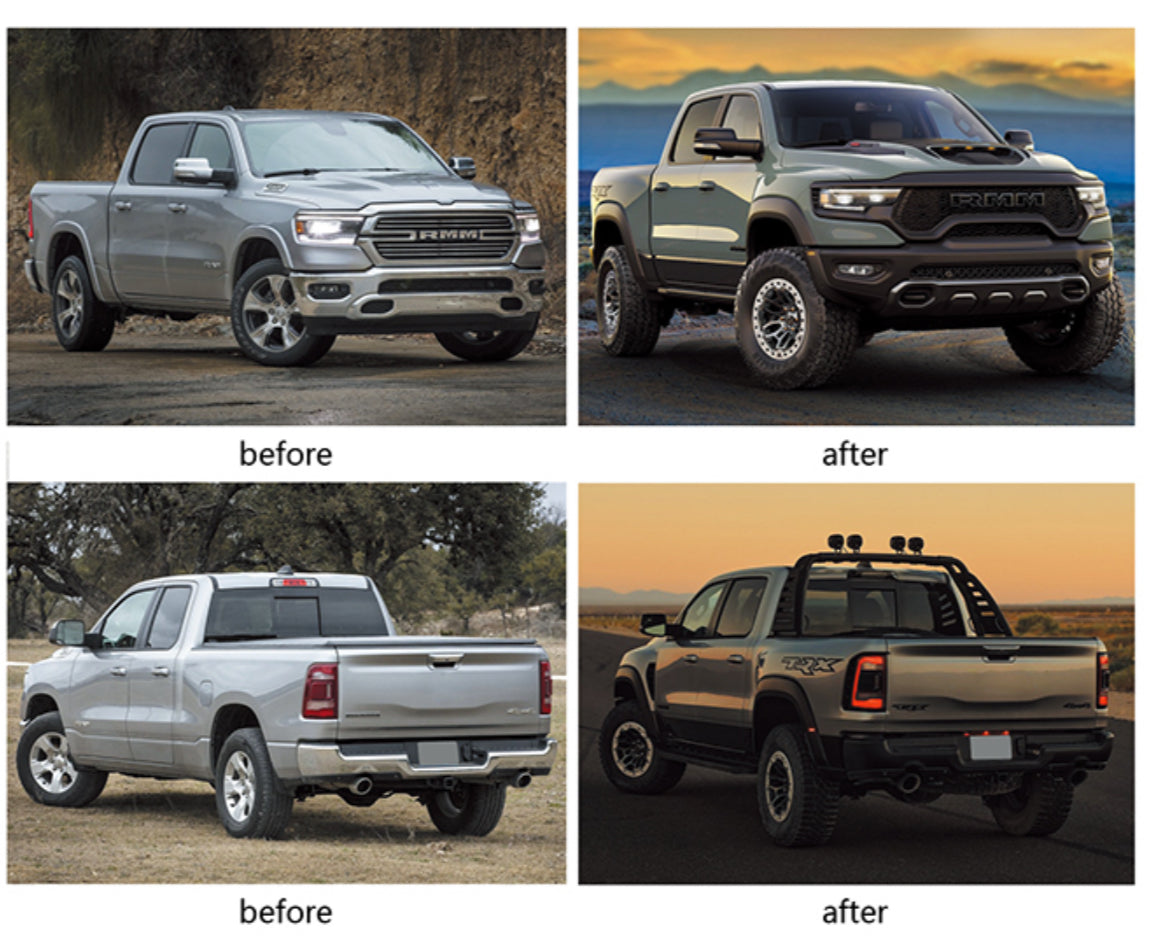 Ram TRX style body kit/conversion for DT Ram 1500 2019-2024