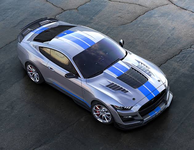 Mustang 2018+ GT500KR Style Hood Aluminum