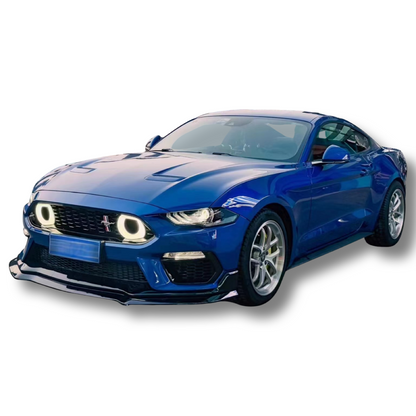 Mustang Mach 1 Style Front Bumper With Grille Lights 2018+ FN